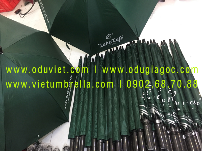 xưởng sản xuất ô dù cầm tay in logo quảng cáo