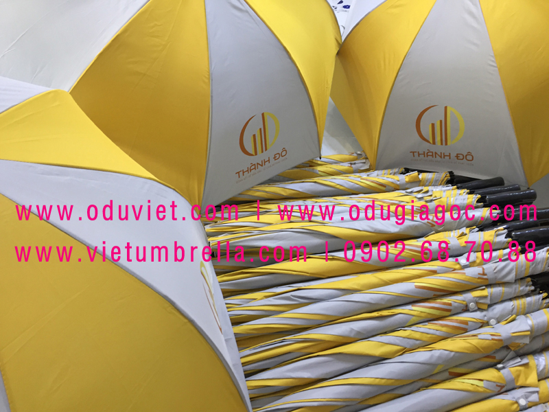 xưởng sản xuất ô dù cầm tay in logo quảng cáo